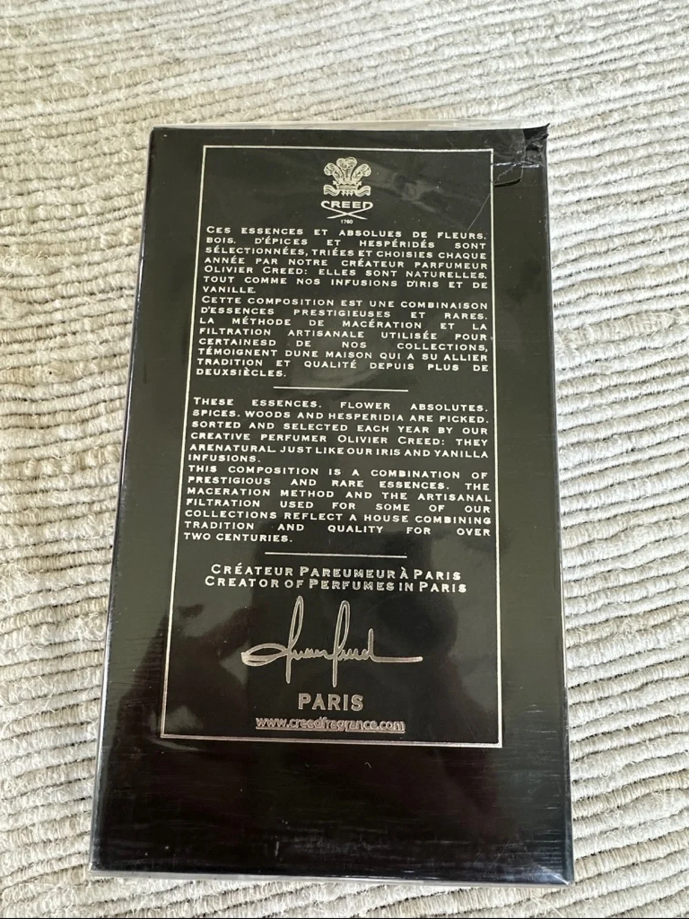 Creed Aventus Black & Silver Box-Perfume for Men. Best seller. New in cellophane - Picture 4 of 8